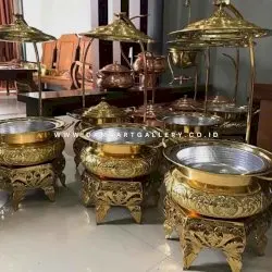 Pemanas makanan kuningan murah